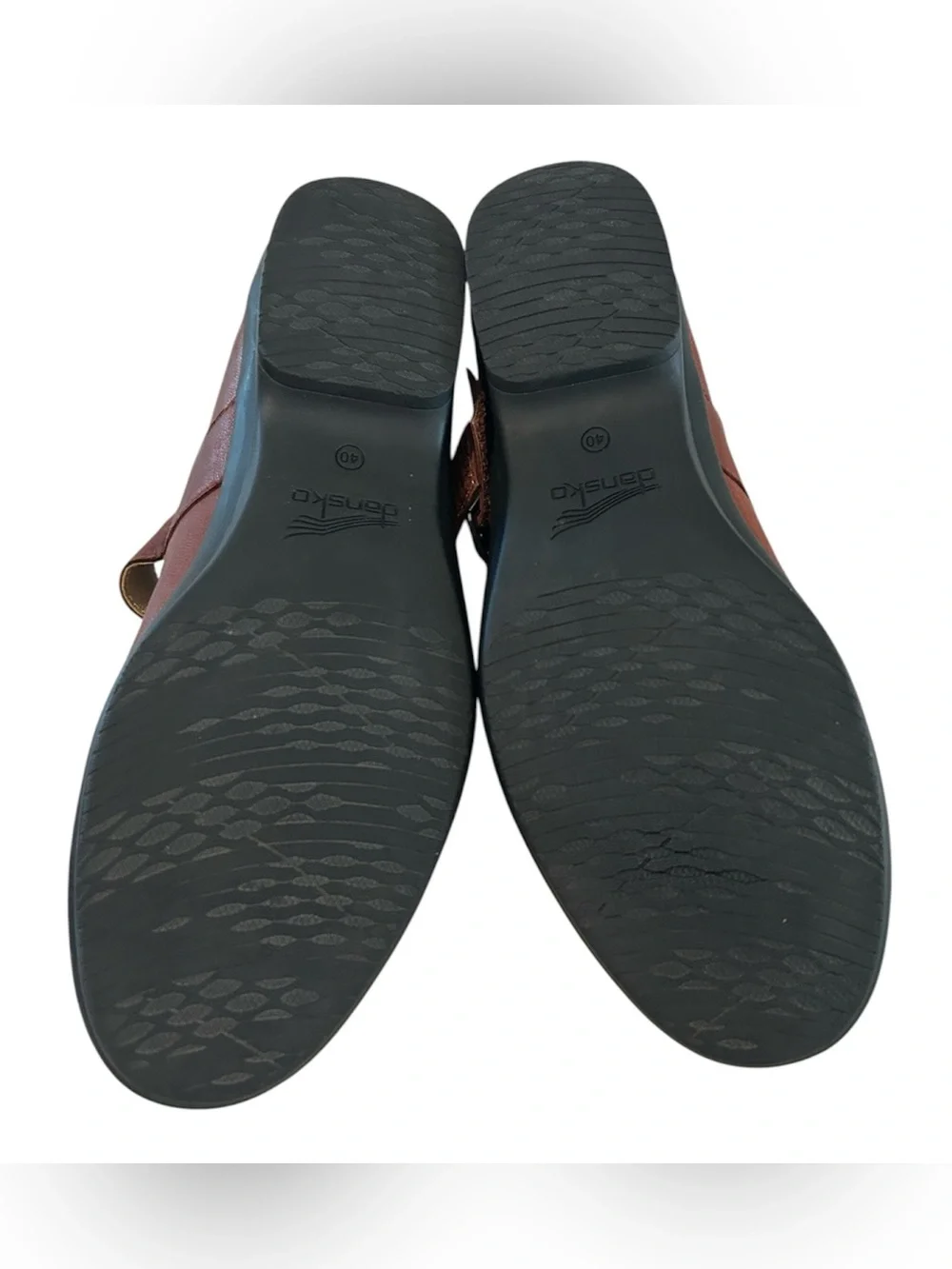 Dansko Collette Burnished Nubuck Leather Mary Jane Pumps, Size EU40/US9.5, NWOT